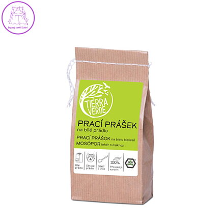 Tierra Verde – Prací prášek na bílé prádlo a pleny (TIERRA VERDE), 250 g