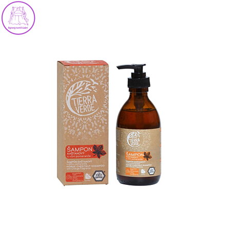 Tierra Verde – Šampon kaštanový s vůní pomeranče (TIERRA VERDE), 230 ml