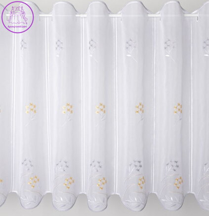 Metrážová vitrážka bílá se vzorem Lag-V/512-02-2026