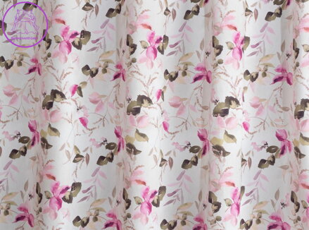 Metrážový závěs ( dekorační látka ) bavlněná šíře 140cm Lag-Celtic Rose C25-2025