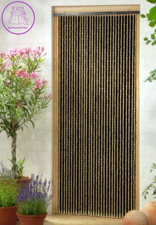 Dřevěný korálkový závěs do dveří -90x200cm - Sumatra 2026