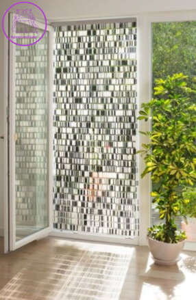 Dveřní závěs plastový do dveří 90x200cm - Tube 2026