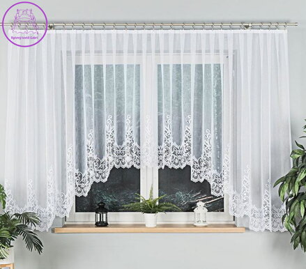Záclona kusová oblouková s motivem 530x160cm Gabri-Berenika 004304-2026