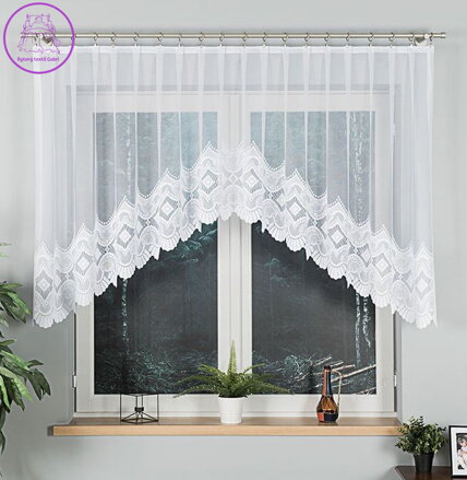 Záclona kusová oblouková 300x120cm Gabri-Lucyna 015079-2026