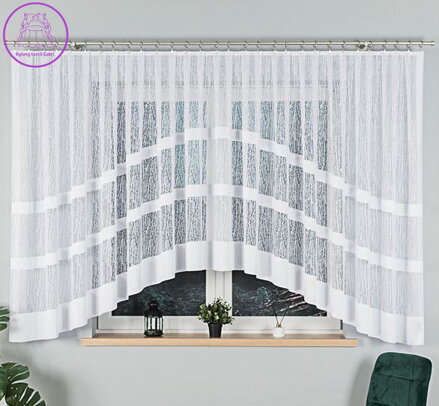 Záclona kusová oblouková s motivem 410x160cm Gabri-Wiktoria 018352-2026