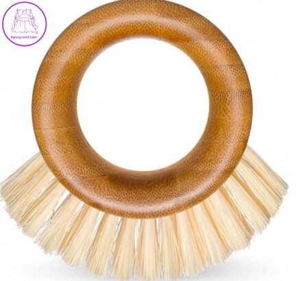 Kartáč z bambusu na čištění ovoce a zeleniny 