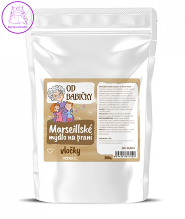 Marseillské mýdlo na praní vločky