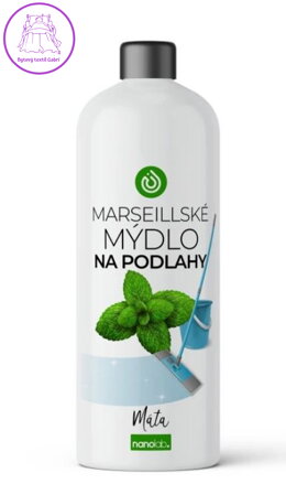 Čistič na podlahy z Marseillského mýdla Máta 1L