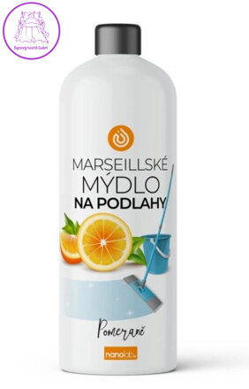 Čistič na podlahy z Marseillského mýdla Pomeranč 1L