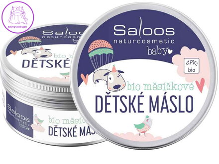 Šlehané bio měsíčkové dětské máslo 