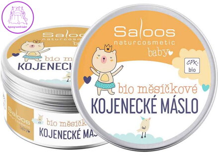 Šlehané bio měsíčkové kojenecké máslo