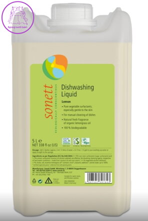 SONETT Tekutý prostředek na nádobí - citrón 5 l