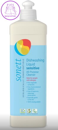 SONETT Tekutý prostředek na nádobí a univerzální čistič - Sensitive 500 ml