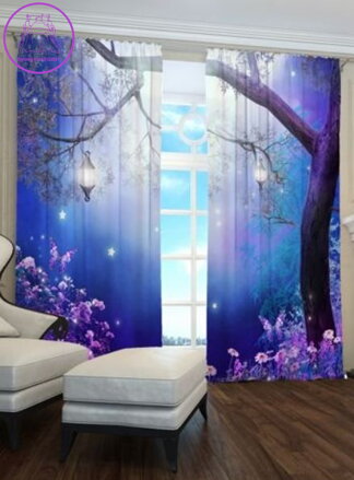 Exkluzivní zatemňovací závěsy dětské Black out s potiskem 2x145x250cm - S 3213