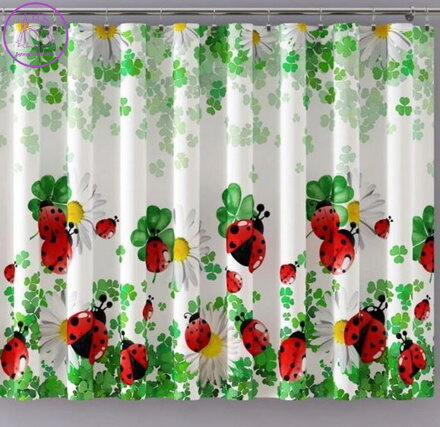 Záclona kusová tištěná 200x150cm W-Berušky AWAD9810150 SKLADEM