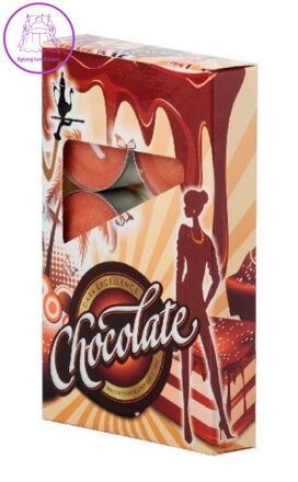  Vonné čajové svíčky 6ks - Chocolate ( 22600 )