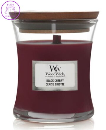 Svíčka WoodWick malá - Black Cherry ( 31762 )
