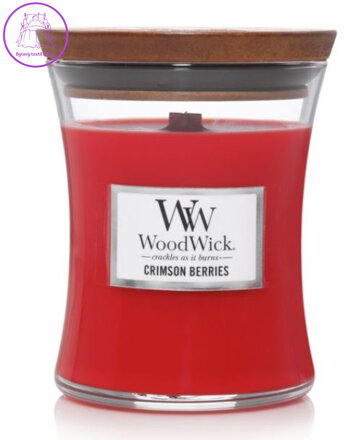Svíčka WoodWick střední - Crimson Berries ( 31783 )