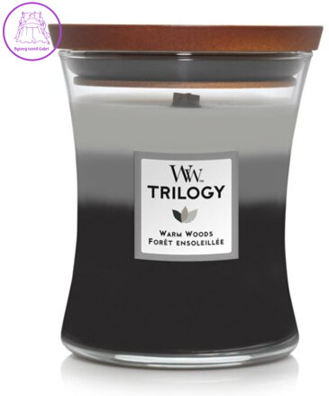 Svíčka WoodWick střední - Trilogy Warm Woods ( 32058 )