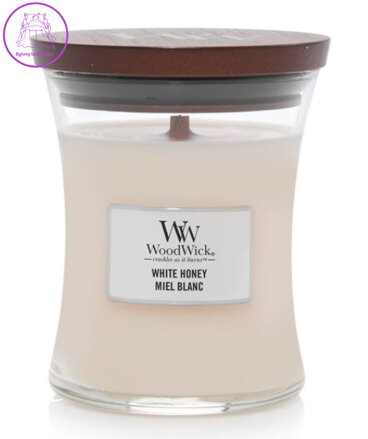 Svíčka WoodWick střední - White Honey ( 34070 )
