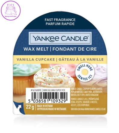 Yankee Candle vonný vosk do aromalampy - VANILLA CUPCAKE ( 36576 )