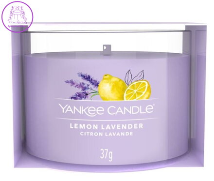 Yankee Candle plněná votivní svíčka ve skle - LEMON LAVENDER ( 38583 )