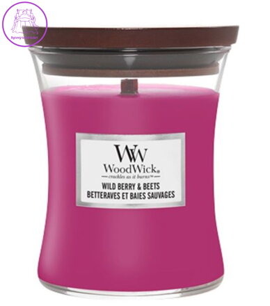 Svíčka WoodWick střední - Wild Berry & Beets ( 39126 )