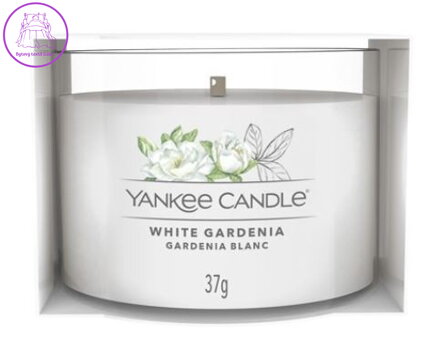 Yankee Candle plněná votivní svíčka ve skle - WHITE GARDENIA ( 40485 )
