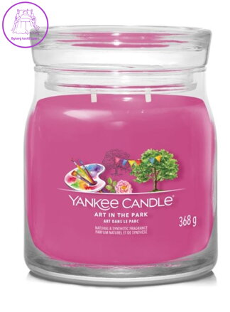 Svíčka Yankee Candle signature střední - ART IN THE PARK ( 40672 )
