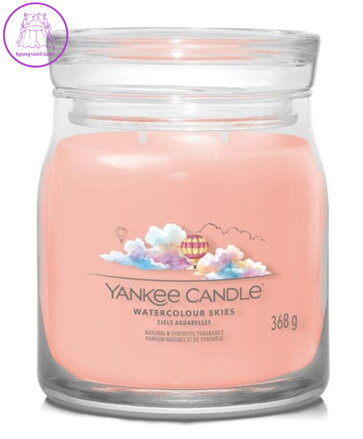 Svíčka Yankee Candle signature střední - WATERCOLOUR SKIES ( 40688 )
