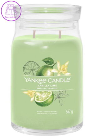 Svíčka Yankee Candle signature velký - VANILLA LIME ( 40743 )
