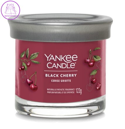 Svíčka Yankee Candle signature tumbler malý - BLACK CHERRY ( 40746 ) 