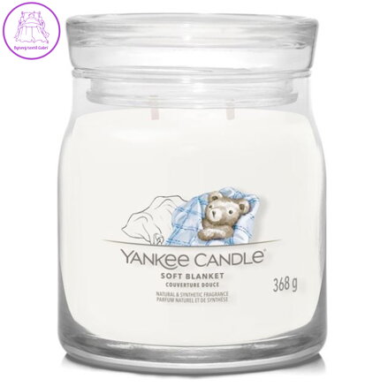 Svíčka Yankee Candle signature střední - SOFT BLANKET ( 40795 )