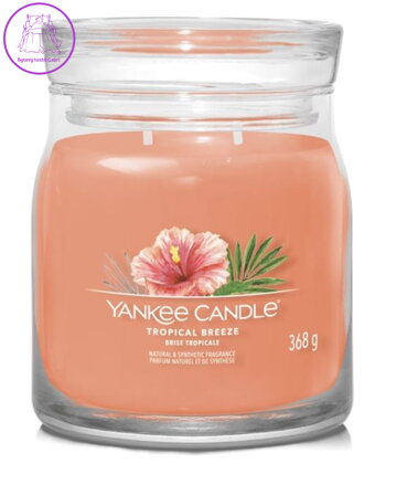 Svíčka Yankee Candle signature střední - TROPICAL BREEZE ( 40799 ) Doprodej