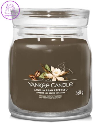 Svíčka Yankee Candle signature střední - VANILLA BEAN ESPRESSO ( 40800 )