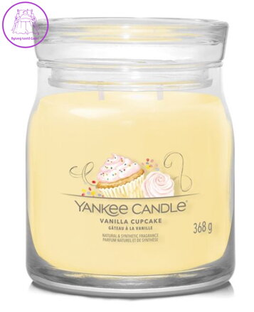 Svíčka Yankee Candle signature střední - VANILLA CUPCAKE ( 40802 )
