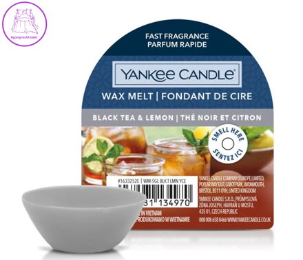 Yankee Candle vonný vosk do aromalampy - BLACK TEA & LEMON ( 40837 )