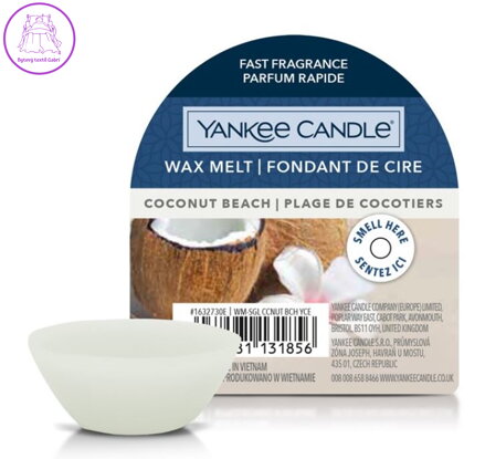 Yankee Candle vonný vosk do aromalampy - COCONUT BEACH ( 40844 )