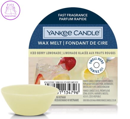 Yankee Candle vonný vosk do aromalampy - ICED BERRY LEMONADE ( 40891 ) 
