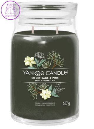 Svíčka Yankee Candle signature velký - SILVER SAGE & PINE ( 41219 )