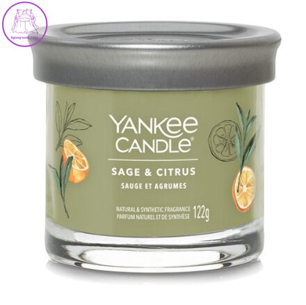 Svíčka Yankee Candle signature tumbler malý - SAGE & CITRUS ( 42907 )