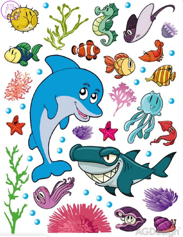 Samolepící dekorace dětská Delfín - K 0822-2025