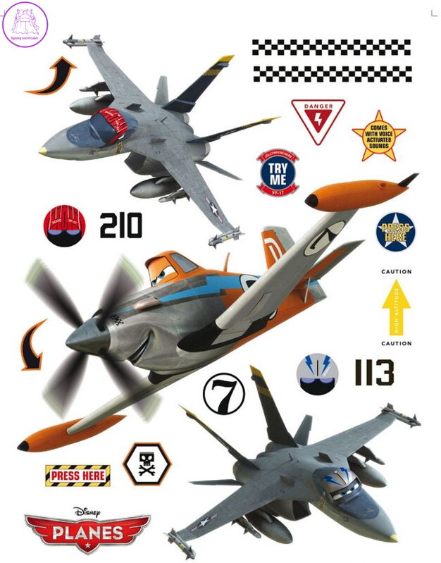 Samolepící dekorace dětská Disney Planes DK 1772