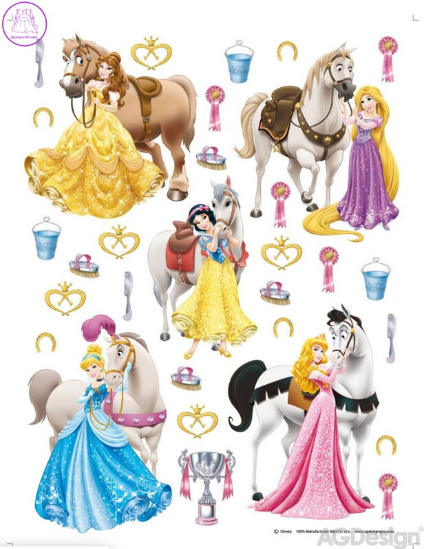 Samolepící dekorace dětská Disney Princezny - DK 1773-2025
