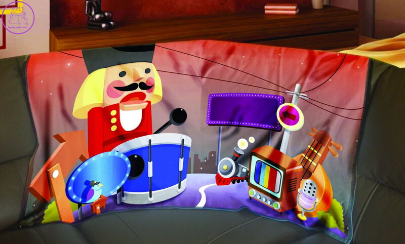 Fleecová dětská fotodeka - Bubeníček více rozměrů