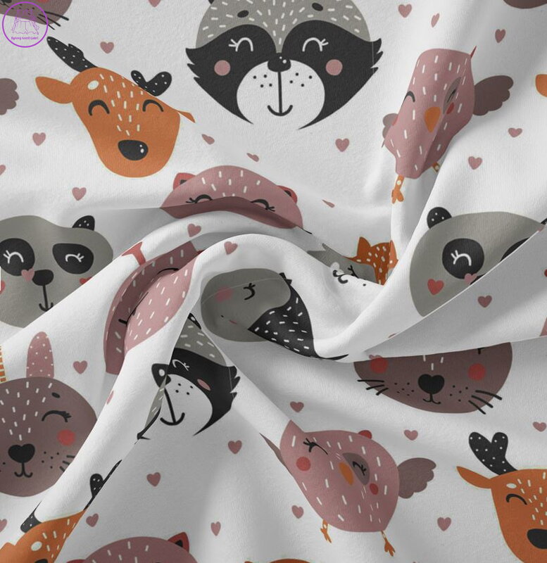 Metrážový dětský závěs zatemňovací Blackout šíře 140cm Im-Girl animal