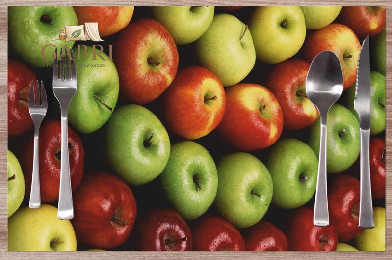  Prostírání na stůl - Jablka