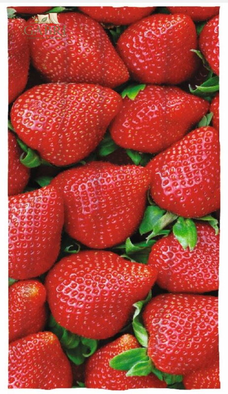 Osuška s potiskem 70x140cm - Jahody