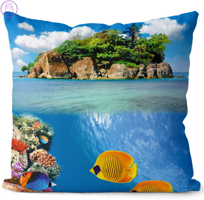  Fotopolštářek s 3D efektem - Ostrov