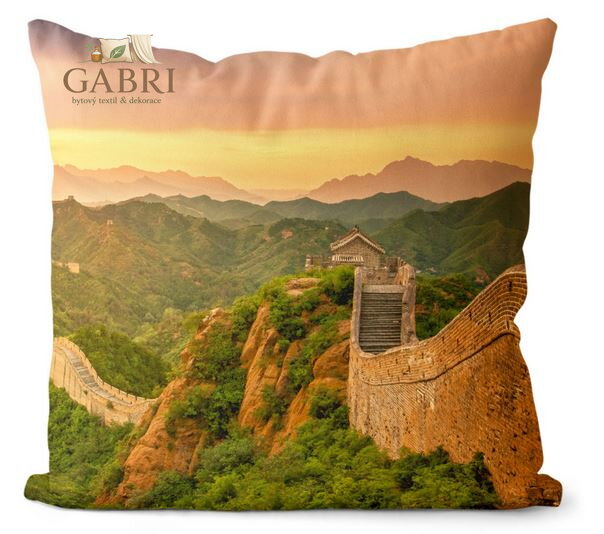 Fotopolštářek s efektem 3D - Čínská zeď